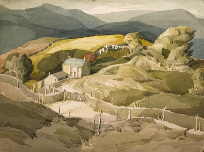 Landscape (w/c and pencil on paper)