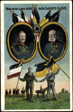Artist Wilhelm II and Franz Josef, To be or..