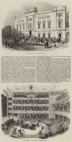 Astley's Amphitheatre (engraving)