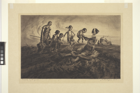 Group Of Figures (etching and aquatint)