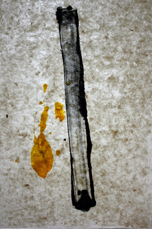 Arbre baton 10, 2013 (monotype)