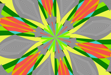 Flowers #106, 2019 (mixed media)