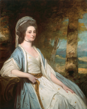 Portrait of Mrs Cross (1739-1821) of Clifton, near Bristol (Oil on canvas)