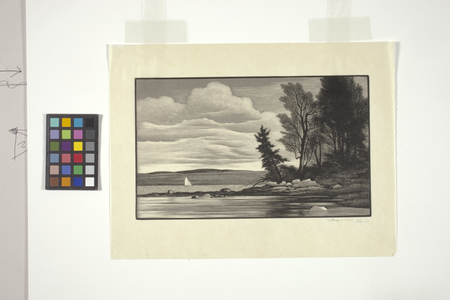 Eggemoggin Reach (wood engraving)