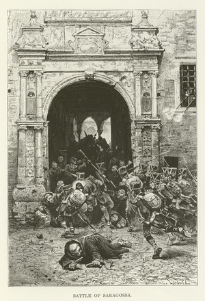 Battle of Saragossa (engraving)