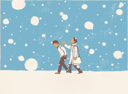 A snowy day, 2020, (digital)
