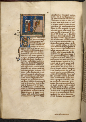 Miniature of magicians taking down the body of an executed malefactor