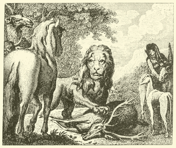 The lion and other beasts (engraving)