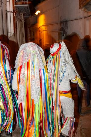 Carnival parade to celebrate the anniversary of Sant'Antonio Abate, Tricarico, 2019 (photo)