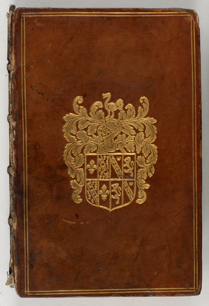 A brief treatyse book on Christian life. Crest embossed on cover. Crest embossed on cover.
