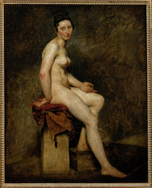 Sitting nude, also called Mlle …