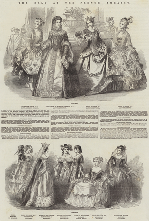 The Ball at the French Embassy (engraving)
