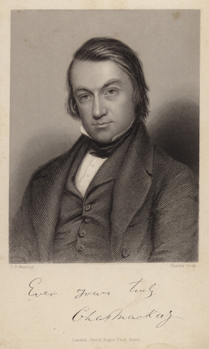 Portrait of Charles MacKay (engraving)