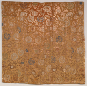 Cover Used In Buddhist Temple Sanctuary (Uchishiki) (gold flat paper thread, cotton lining)