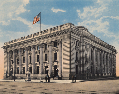 Salt Lake City: Federal Building and General Post Office (colour photo)