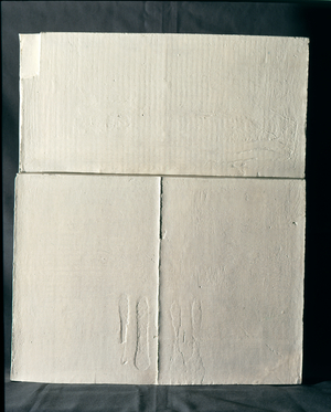Cycladic Book, 1957 (plaster)