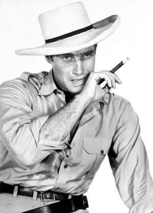 The Naked Jungle, starring Charlton Heston, 1954 (film still)