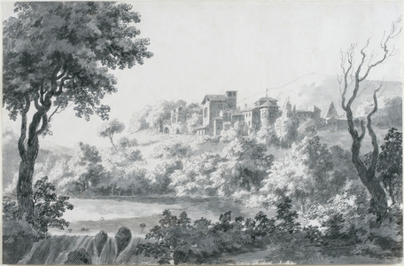 A View of Part of Tivoli, 1758 (w/c on paper)

