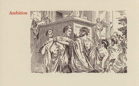 Picturesque Word Origins: Ambition (litho)