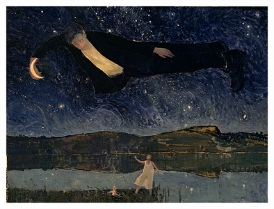 The Night, 2021 (oil on board)