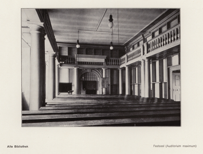 Die Universitat Freiburg; University of Freiburg (b/w photo)