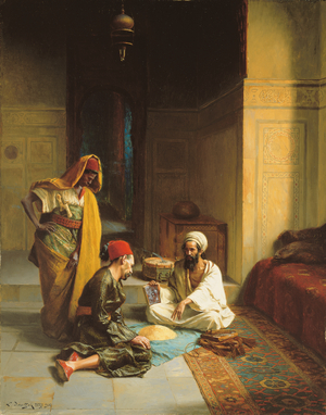 The Fortune Teller, 1906 (oil on panel)