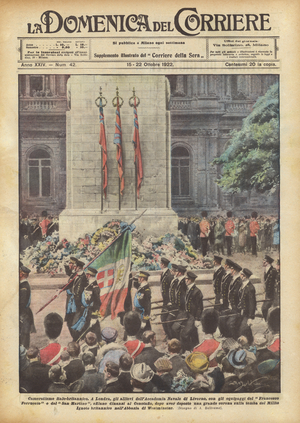Italo-British camaraderie (Colour Litho)