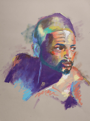 Color Study 11, 2023 (pastel on paper)