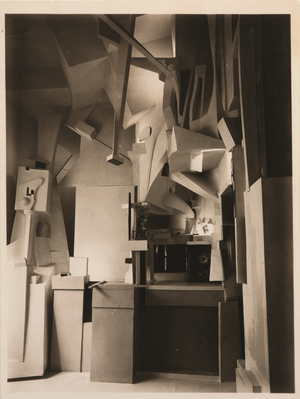 Teil aus dem Merzbau, 1933 (b/w photo)