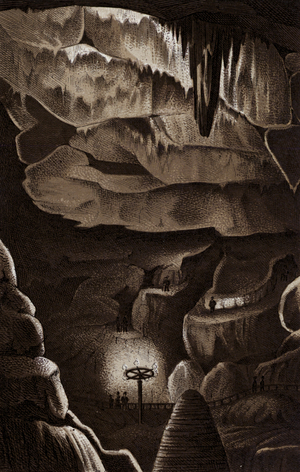 Pools Cavern (litho)