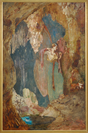 Pandora (painting on wood)
