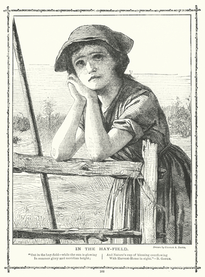 In the Hay-Field (engraving)