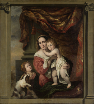 Caritas: Joanna de Geer, 1662-1669 (oil on canvas)
