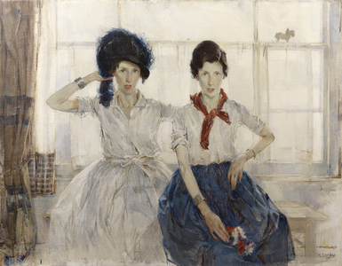 The Girls (oil on canvas)