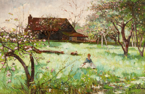 Spring Time, 1887 (oil on canvas)