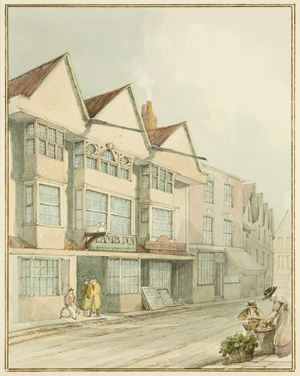The Lamb Inn, West Street (w/c on paper)