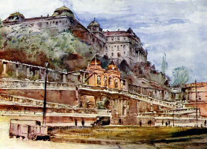 Budapest, the Royal Castle, c.1930 (illustration)