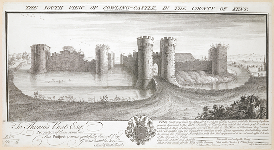South View of Cowling Castle, Kent