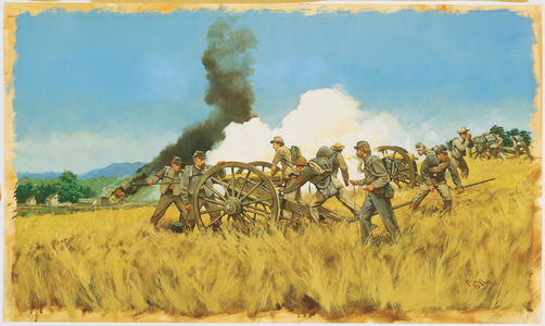 Confederate Battery - Monocacy 1864, 1999 (oil on linen)