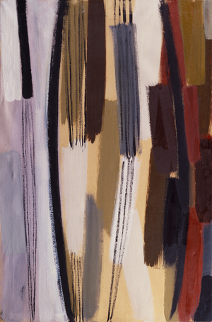 Verticles, 1959 (oil on canvas)