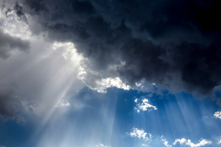 Cloudy sky in Salento, Italy (photo)