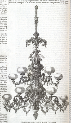 A chandelier
