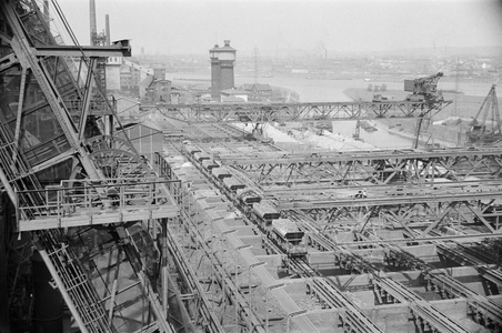 The Krupp industrial complex, Rheinhausen, Germany ..., 1955 (photo)