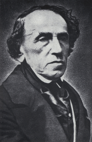 The composer Giacomo Meyerbeer (b/w photo)