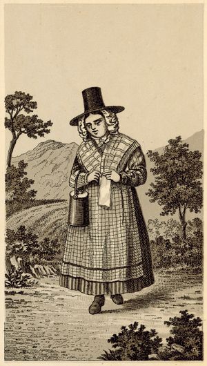 Costumes of Wales: Jenny Jones (litho)