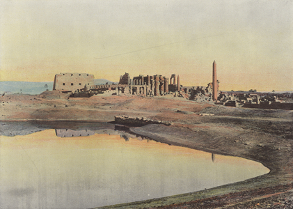 Le Lac Sacre De Karnak (colour photo)