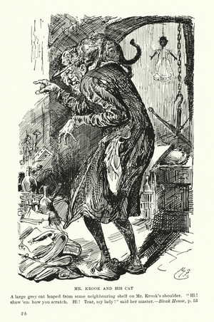 Illustration for Bleak House by Charles Dickens (litho)
