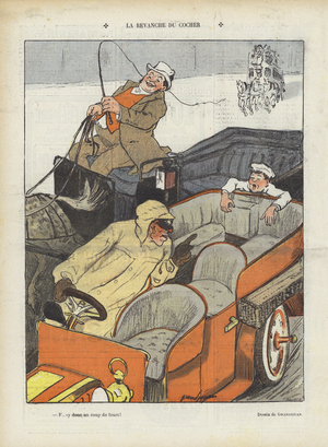 Illustration for Le Rire (colour litho)