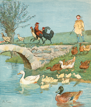 The Farmer's Boy (colour litho)