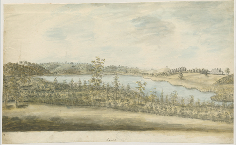 Forton - Aqualate Hall: water colour painting, nd [1762-1802] (painting)
